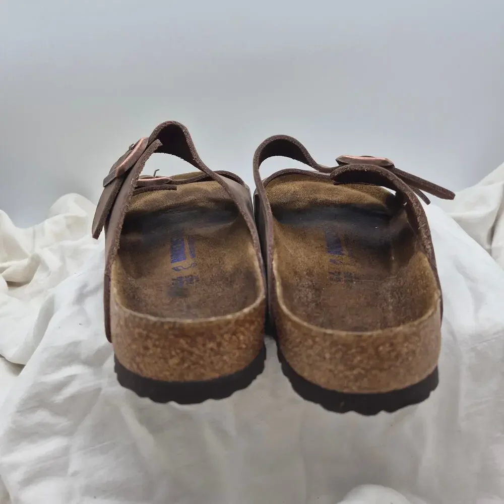 Birkenstock Arizona oiled Leather Brown Men's SZ EU 44 US 11-11.5